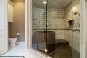 contemporary bathtub remodel southlake