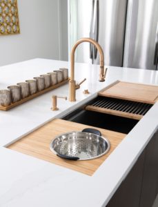 dfw custom cabinet galley sink