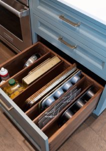 custom cabinet trays