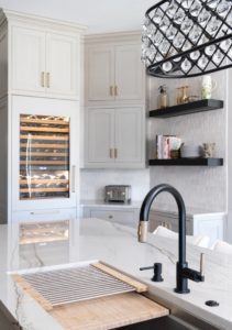 dallas custom cabinet galley sink