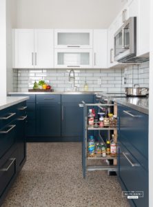 custom cabinet spice pullout