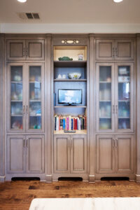 Traditional Custom Library Cabinet